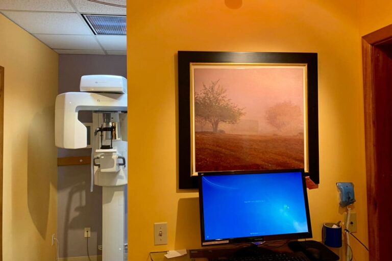 Dental patient room at a Bellevue dental office