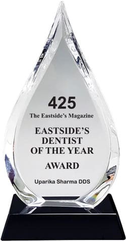Best of Bellevue award for Dr. Uparika Sharma, DDS